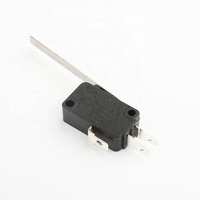 Micro interrupteur rouleau levier bras 3pin ac 6a 125 250v micro fin de course