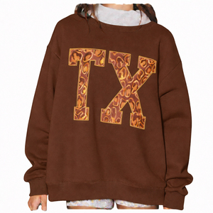 Women Solid Color Winter Custom Front Embroidery Logo <b>Drop</b> Shoulder Mock Neck Fleece Breathable Sweatshirt Oversized Loose Fit - Product Image 4