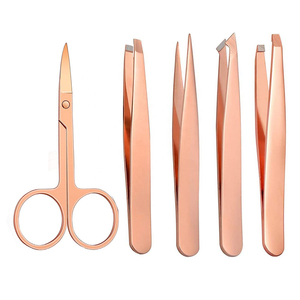 Juego de Pinzas Profesionales de Acero Inoxidable para Cejas con Punta Inclinada y Puntiaguda para Depilación de Cejas - Product Image 6