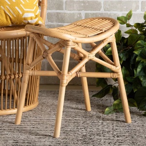Rattan cane <b>ottoman</b> <b>stools</b> produced in Vietnam high quality sustainable bar <b>stool</b> <b>ottomans</b> - Product Image 6