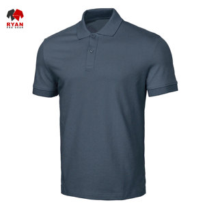 เสื้อโปโลดีไซน์สั่งทำพิเศษสำหรับผู้ชายจาก Ryan Pro Gear เนื้อผ้าระบายอากาศได้ดีและสวมใส่สบาย ปกคอเสื้อพับได้ ลายเรียบ - Product Image 5