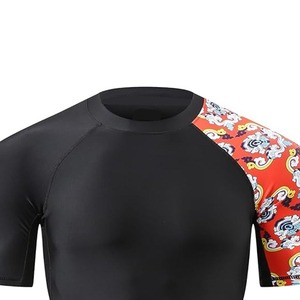 Vêtements de sport pour hommes, t-shirt de compression sublimé, rashguard avec taille personnalisée, t-shirt de compression - Product Image 5