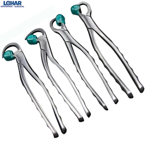 ชุดคีมถอนฟันพรีเมียม รุ่นมาตรฐาน 4 ชิ้น พร้อมกันกระแทกซิลิโคน 50 ชิ้น ฟรี  ผลิตจากเหล็กกล้าไร้สนิม ได้รับการรับรองมาตรฐาน CE - Product Image 3