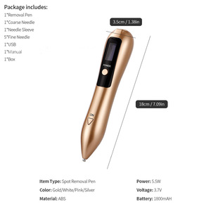 Stylo anti-taches rechargeable par USB, outil de beauté portable en plastique pour l'élimination des verrues, des taches de naissance et des tatouages - Product Image 5