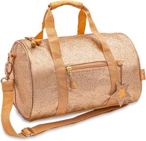 Bolsa Deportiva Morada con Brillantina y Logotipo de Animadoras, Cierre Frontal, Diseño Personalizado para Equipos de Baile Infantiles, Venta al Por Mayor - Product Image 6