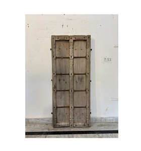 Paneles de Puerta de Madera Maciza Antiguos con Marco Tallado a Mano, Ecológicos, para Dormitorio, Sala de Estar, Muebles para el Hogar - Product Image 1