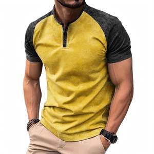 Camisetas Casuales de Manga Corta para Hombre, Corte Holgado, Lavado Ácido, 100% Algodón Jersey, Tela de 260g, Secado Rápido, Transpirable, con Estampado Frontal de Estrella - Product Image 1