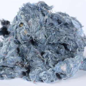 Tela vaquera reciclada de fibra, residuos de hilo vaquero, para importación desde el fabricante de textiles de Vietnam, Ms Florencia - Product Image 4