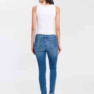 Jeans de mezclilla de corte recto para mujer de alta calidad, pantalones casuales cómodos para damas, jeans de moda premium para mujer a bajo precio. - Product Image 2