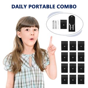 Top Quality 4 Piece Fingernail Care <b>Set</b> Pocket Leather Case Precision Clippers Nail File Ear Cleaner Gift Kit - Product Image 2