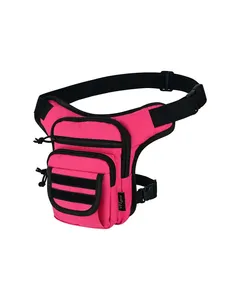 Sac de jambe durable en forme de baril, en tissu enduit PU, léger, pour rangement extérieur, avec sangles réglables - Product Image 2