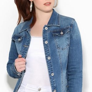 Fashion Wear High Quality Breathable Quick Dry Women <b>Denim</b> <b>Jacket</b> Turn Down Collar Top Trending Product - Product Image 1