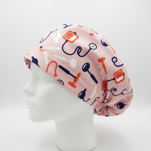 Casquette chirurgicale unisexe à motif unique et logo personnalisé, ajustable, pour personnel de laboratoire, chapeau de travail pour salon de beauté et infirmières - Product Image 5