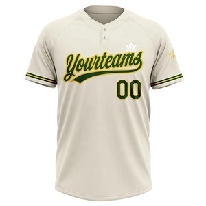 Camiseta de Béisbol Personalizada para Hombre, Sublimada, de Manga Corta, con Botones al Frente, Absorbente de Humedad, Uniforme de Equipo Personalizado para Adultos - Product Image 1