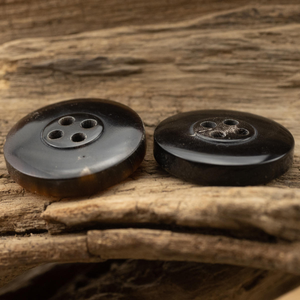 Natural 24L 32L 36L Free Size Buffalo Ox Horn Buttons Coats Clothing Accessories Wholesale Price - Product Image 3