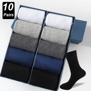 Ankle <b>Socks</b> Solid Color Knitted Cotton Breathable for Adults Casual Daily Wear Spring Season - Product Image 3