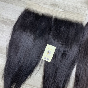 Extensiones de Cabello Humano Vietnamita de Alta Calidad con Nudos Pequeños, Paquetes de Cabello y Cierre de Encaje HD - Product Image 3