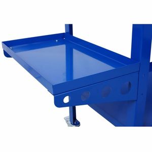 1200lbs Load Capacity Steel Welding Workbench Table 36"x18" Portable Work Bench Lockable Braking Welding Table Tool Storage - Product Image 5