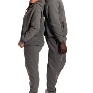 Sudaderas con Capucha Personalizadas de Primera Calidad, Gruesas, Extra Grandes, con Hombros Caídos, 100% Algodón, Felpa, Diseño Sólido, Tejidas, con Bolsillos Laterales - Product Image 5