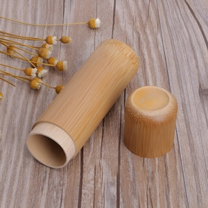 <b>Bamboo</b> tube box sustainable dental floss <b>container</b> great deal storage boxes natural lidded tubes - Product Image 6