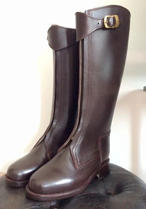 Bottes de moto antidérapantes ultra-résistantes de haute qualité, logo personnalisé, bottes longues en cuir d'équitation haut de gamme - Product Image 4