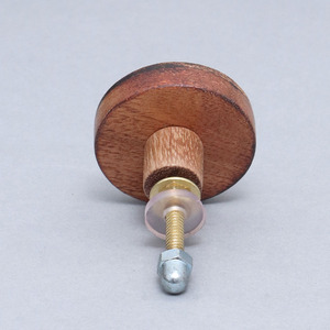 Wholesale Black and Brown Cabinets Knobs Wooden Drawer Kitchen Door Pulls Round Drawer Knobs <b>Hardware</b> WRK-251 - Product Image 3