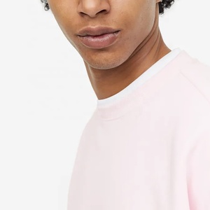 Nouveau Sweat-shirt en coton de haute qualité Sweat-shirt en polaire uni personnalisé Sweat-shirt surdimensionné à col rond pour hommes - Product Image 5