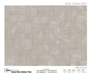 Excepcionales baldosas de porcelana para exterior, estilo europeo, color gris piedra, antideslizantes, de alta resistencia, para baño y centro comercial - Product Image 2