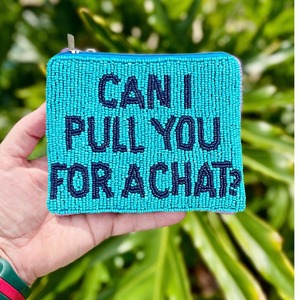 Monedero de cuentas novedoso, hecho a mano, con texto bordado, bolsa con cremallera, mini cartera, regalo personalizado, venta al por mayor, moda para fiestas, grande y suave - Product Image 3