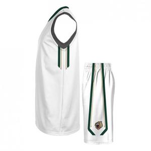 Uniformes de Baloncesto Sublimados Personalizados al por Mayor, Malla Transpirable, Tela de Poliéster, Colores y Tallas Personalizadas, Servicio OEM, para Hombres Adultos - Product Image 3