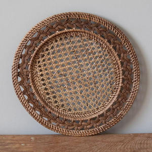 Napperons ronds en rotin très demandés pour table à manger, décoration de table, napperons de Noël en jonc de mer, napperons OEM de l'usine du Vietnam - Product Image 4