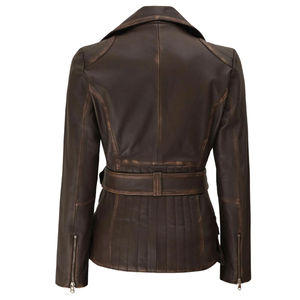 Veste en cuir véritable, veste en cuir de vachette pour femmes, nouvelle collection, prix de gros avantageux, veste en cuir véritable - Product Image 5