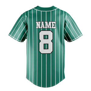 <b>Athletic</b> Wear Custom Printing Men's Baseball Jersey Outfit Sportswear Sublimation Printing Button Closure Baseball Jersey - Product Image 6