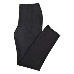 <b>Men's</b> Black Straight Fit Casual Golf Trousers Flat Front Zipper Fly Button Waterproof Breathable Lightweight Autumn <b>Pants</b> - Product Image 1