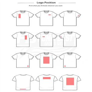 Camisetas de Cuello Redondo Transpirables con Estampado DTG Lavado en la Parte Delantera, Logotipo Personalizado de Alta Calidad, Venta al por Mayor, 100% Algodón, Unisex, 180 g/m², Casual - Product Image 6