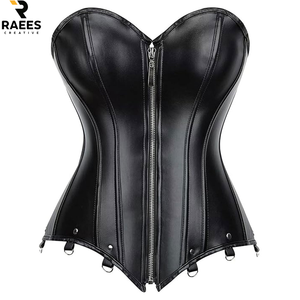 Wholesale <b>Top</b> Quality Club Wearing Sexy <b>Leather</b> <b>Black</b> <b>Corset</b> <b>Tops</b> Women <b>Corset</b> <b>Top</b> Women Sexy Custom Logo Oem Service - Product Image 1