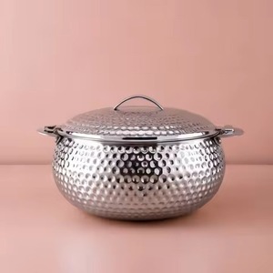 Elegante Olla Metálica para Servir Comida, Diseño Refinado, Cazuela Aislada, Tazón Elegante para Servir Comida en la Cocina - Product Image 6