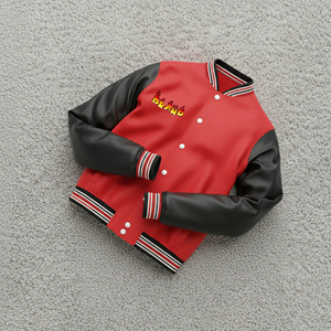 <b>Spring</b> Autumn Custom Oversize Embroidered Varsity <b>Women</b> <b>Jackets</b> PU Long Sleeves Stand Collar <b>Jackets</b> Baseball Bomber <b>Jacket</b> - Product Image 4