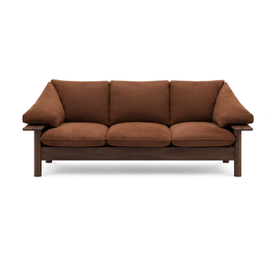 Sofá de 3 Plazas de Madera Maciza de Lujo con Cojines Tapizados, Muebles Modernos para Sala de Estar, Salón, Hotel, Apartamento - Product Image 1