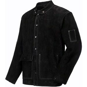 OEM Service Manufacturer Design Cowhide <b>Leather</b> Jackets High Quality Waterproof Breathable Windproof Front Logo Men's - Product Image 2