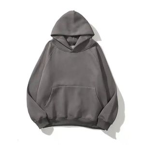 Sudadera con Capucha Unisex Extra Grande, Color Blanco Sólido, Felpa de Algodón, Estilo Casual para Otoño, Diseño con Bolsillos, Corte Holgado 2027 - Product Image 5