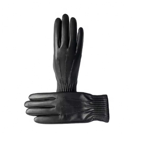 Custom <b>Touch</b> <b>Screen</b> Sheepskin <b>Men</b> Best Black Leather <b>Gloves</b> From Pakistan <b>for</b> Winter Season Best Manufacturer - Product Image 4