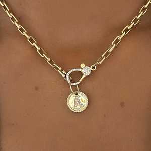 Custom Christian Lab Grown Diamond Initial Letter Charm 14K/18K Solid Gold Luxury Women's Gift Monogram <b>Name</b> Pendants Wholesale - Product Image 2