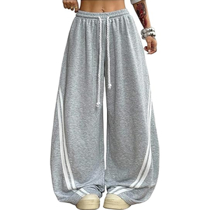 Pantalon de jogging ample pour homme, en coton épais 450 g/m², à rayures personnalisées, doux et personnalisable, pour adolescents - Product Image 3