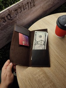 Carpeta de Cuero Genuino Personalizada para Facturas, Presentador de Comandas para Restaurantes, Elegante Porta Recibos para Camareros LBH-0035 - Product Image 4