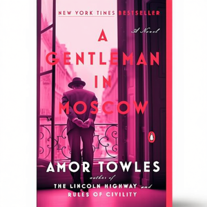Un gentleman à Moscou par l'auteur Amor Towles, impression de livre broché personnalisé à couverture souple - Product Image 2
