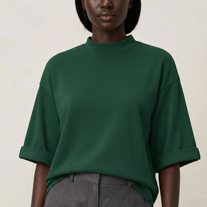 Women Crop T Shirt 100% Cotton Tee Print and Private label Women <b>Tops</b> Streetwear High Quality Short Sleeve Crew Neck T-Shirts - Product Image 1