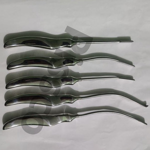Ensemble de dissecteurs et rétracteurs mammaires PISSCO, ensemble de dissecteurs et rétracteurs chirurgicaux, ensemble de rétracteurs pour chirurgie plastique, 5 pièces - Product Image 2