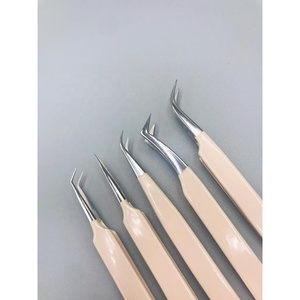 Pinzas para Pestañas con Punta de Fibra para Extensiones de Pestañas, Herramienta Profesional para Extensiones de Pestañas - Product Image 3