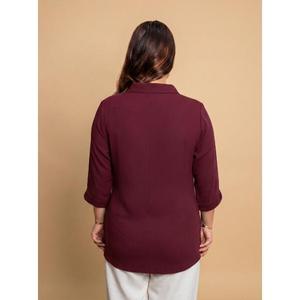 Camisa de Trabajo Elegante para Mujer con Tela Cómoda y Diseño Elegante, Compre Directamente del Proveedor - Product Image 4